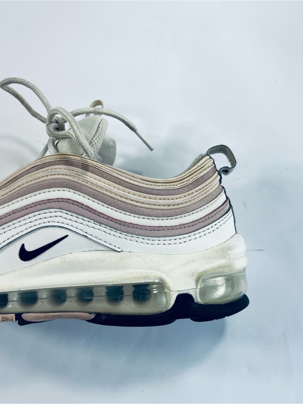 Nike Air Max 97’ Pink Cream Summit White #DA9325-100 Women’s Shoes Size:6.5 - Picture 12 of 15
